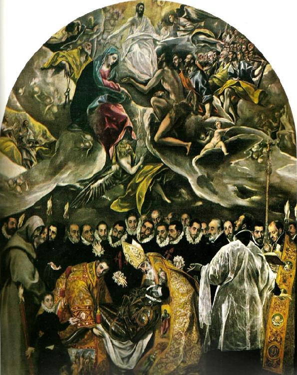 El Greco burial of count orgaz Germany oil painting art
